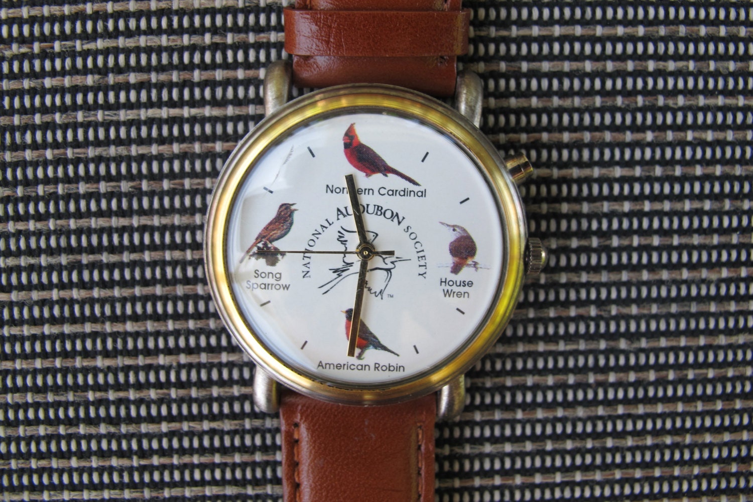 Vintage Singing Bird Watch National Audubon Society 1990s