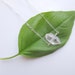 Herkimer Diamond Necklace in Sterling Silver - Raw Quartz Necklace