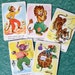 Vintage Snap card game, 1950's, vintage cards