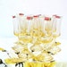 Fostoria Wine Glasses, Topaz, Vintage Barware, Wine Goblets / Claret / Elegant Wedding / Yellow