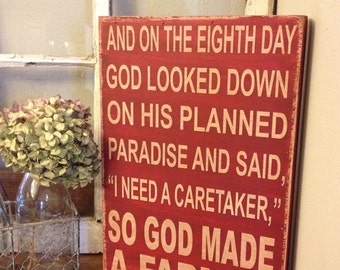 So god made a farmer | Etsy