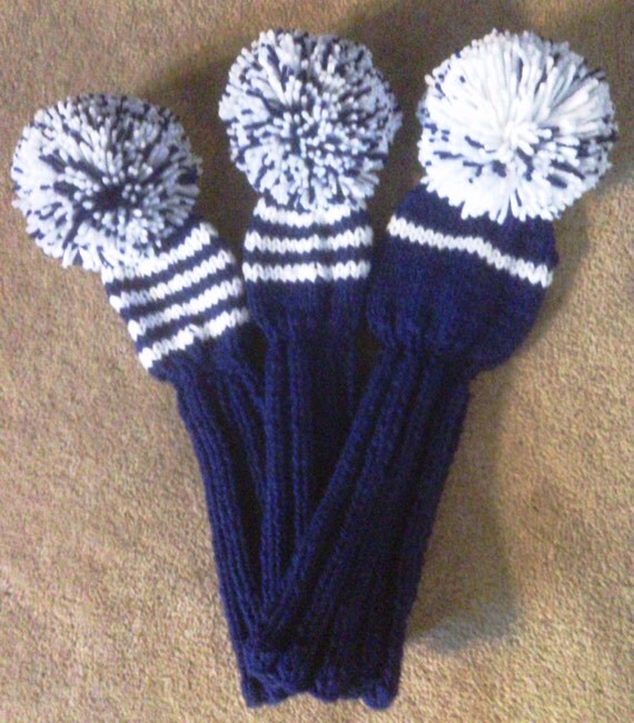 Golf Club Head Covers Hand Knit