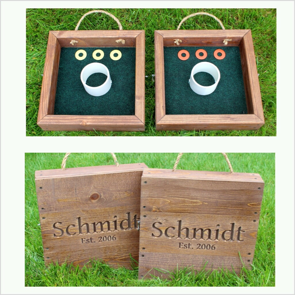 Premium Engraved Washer Toss Game