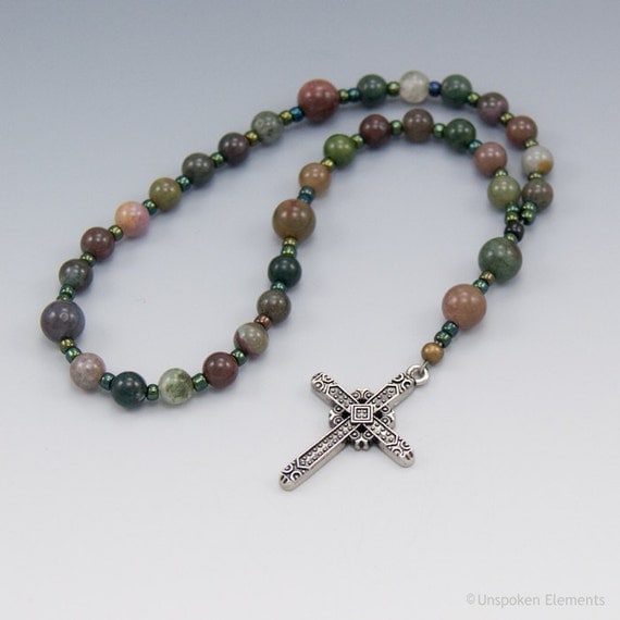 Methodist Prayer Beads Contemporary Christian by UnspokenElements