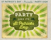Instant download Printable ST PATRICKS Day Irish Sign party decoration Ireland Il_170x135