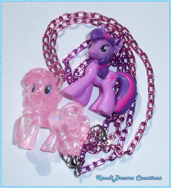 Pinkie Pie Twilight Sparkles Best Friends Forever Necklace Set