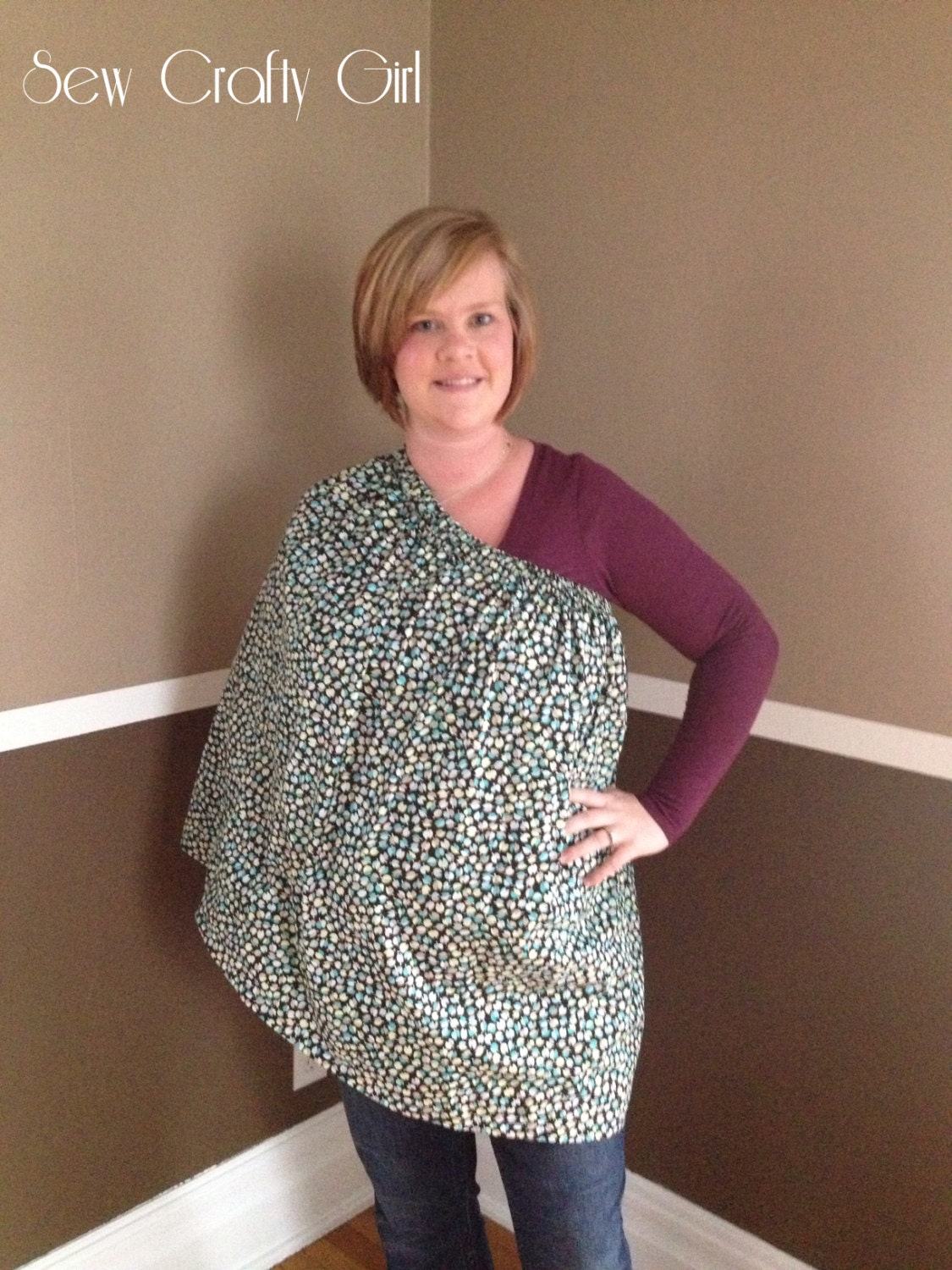 Nursing Cover Patterned Nursing Cover Up