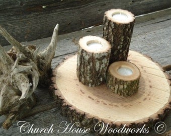 Popular items for rustic wood candle on Etsy