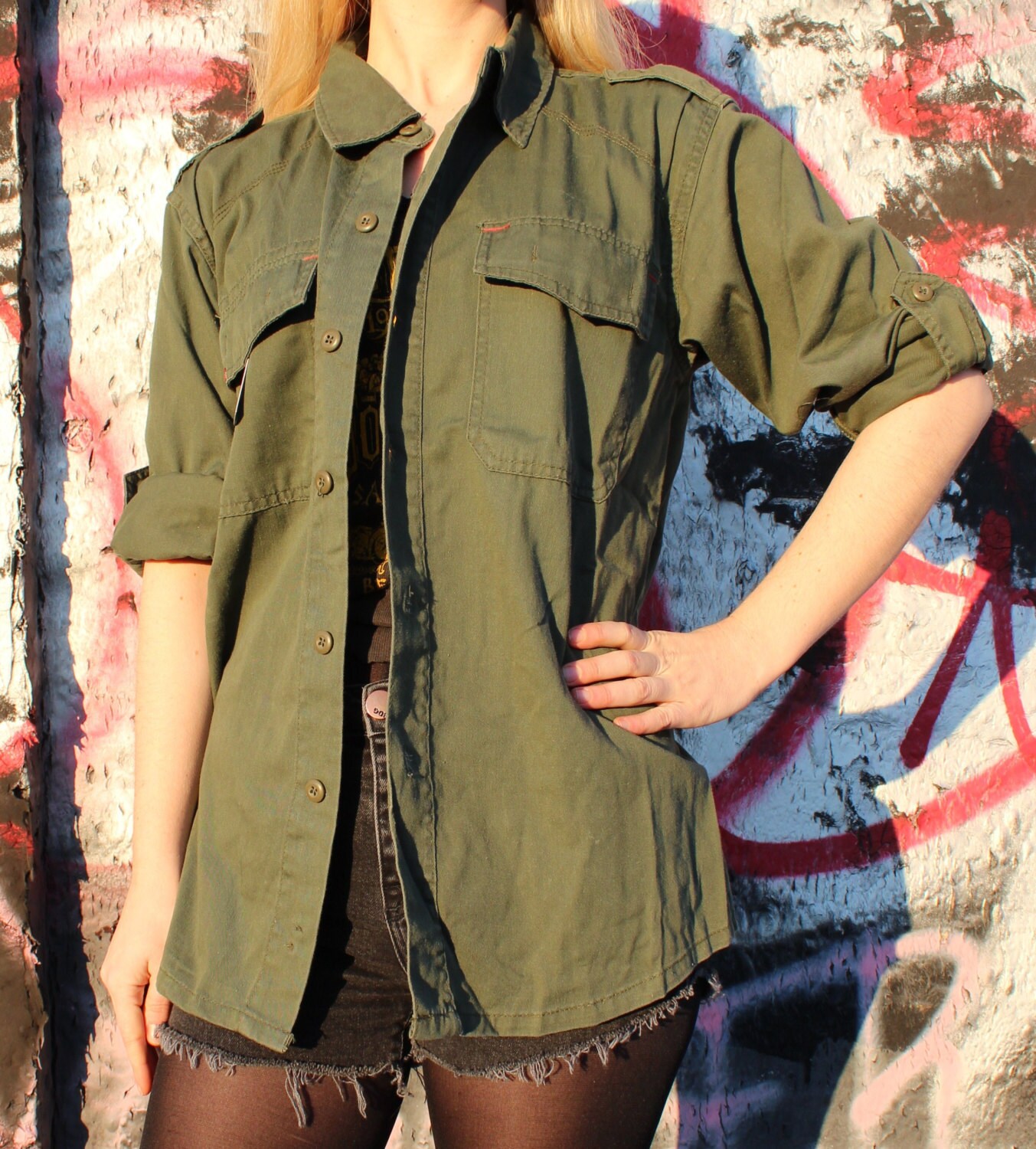 OG-107 Army Jacket Fatigue Shirt