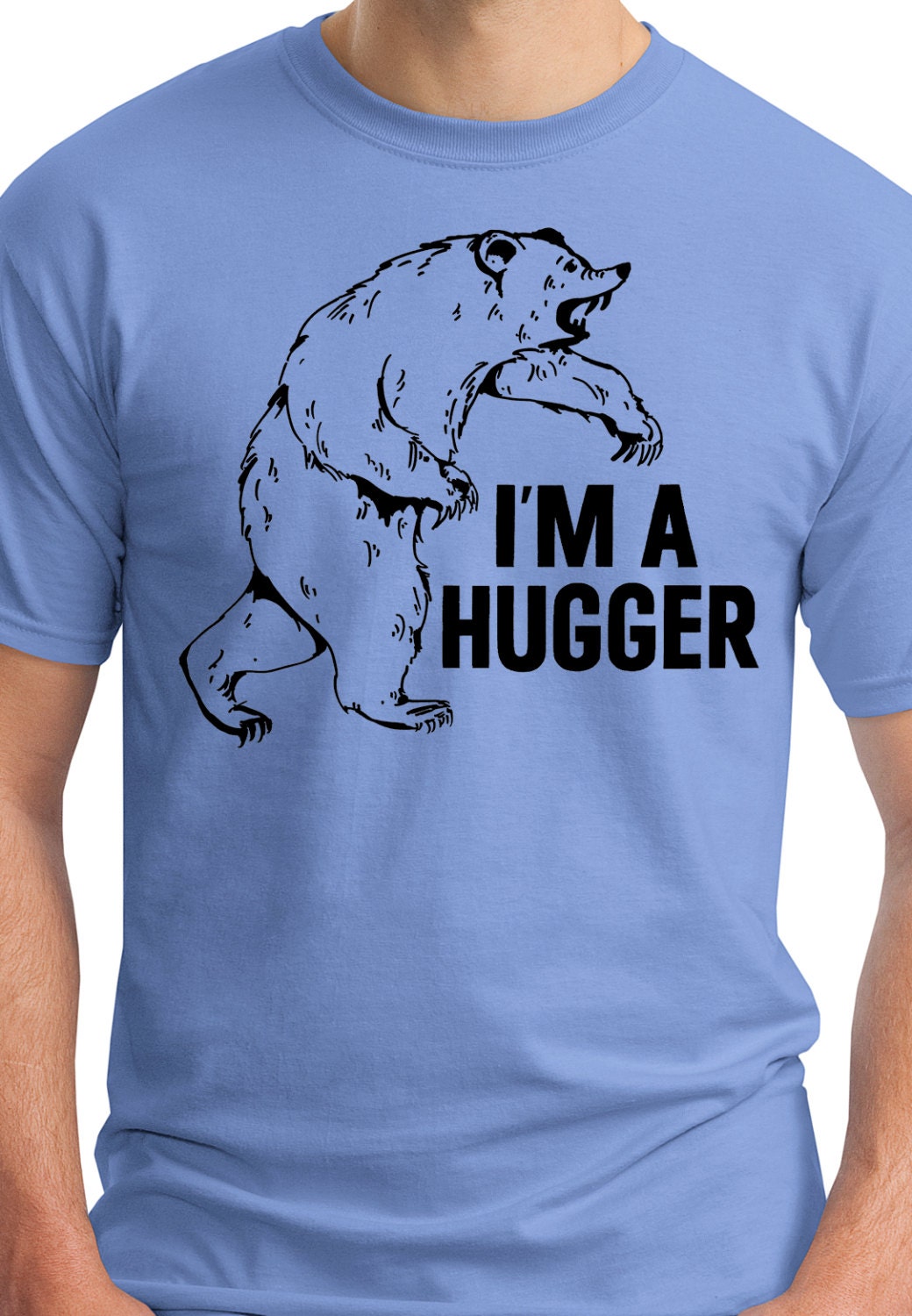 Funny T Shirt I'm A Hugger Mens Funny Graphic Tee