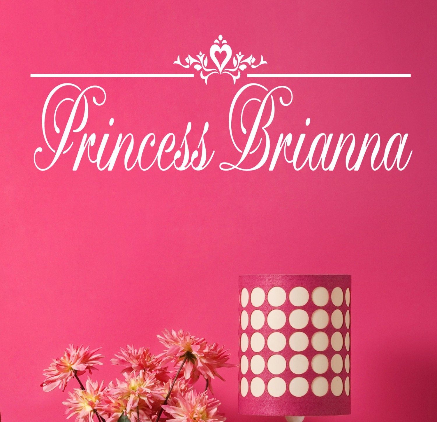 Princess Wall Decal Wall Vinyl Vinyl Decal Girls Room