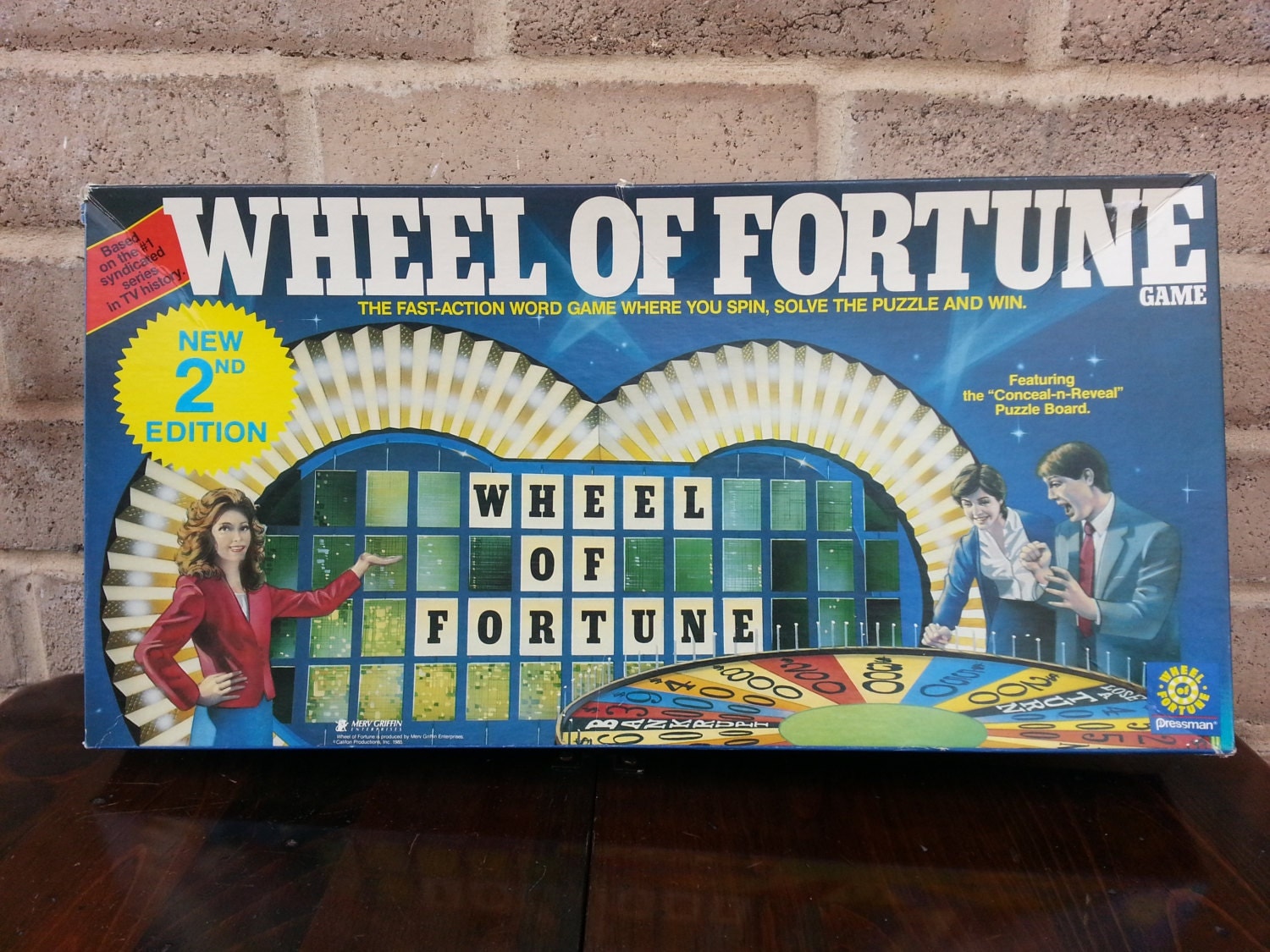 wheel of fortune board game 1986
