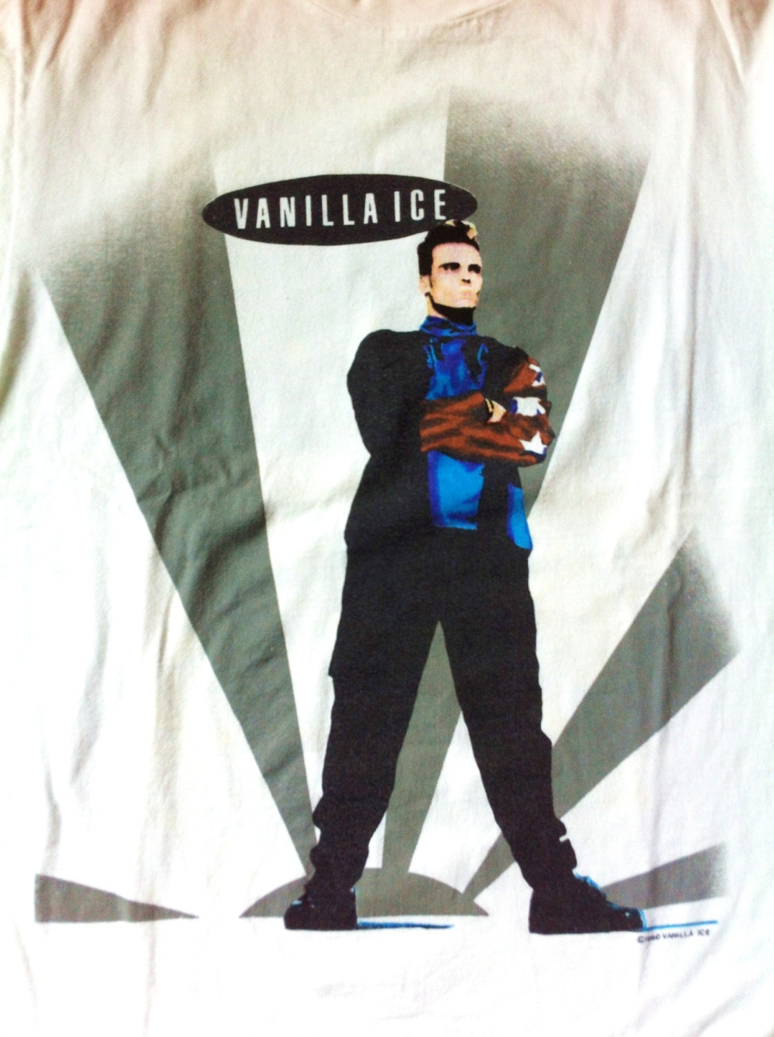 Vintage Official 1990 Vanilla Ice Tour Shirt by ElliottBayVintage