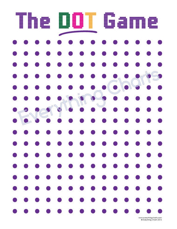 Connect The Dots Game Printable