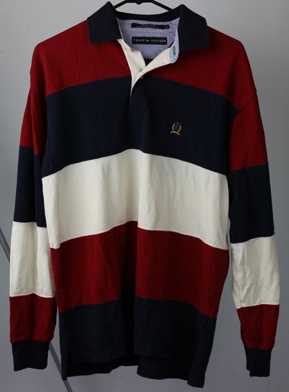 Vtg Retro 90s Tommy Hilfiger Color Block by UniversalStyles11