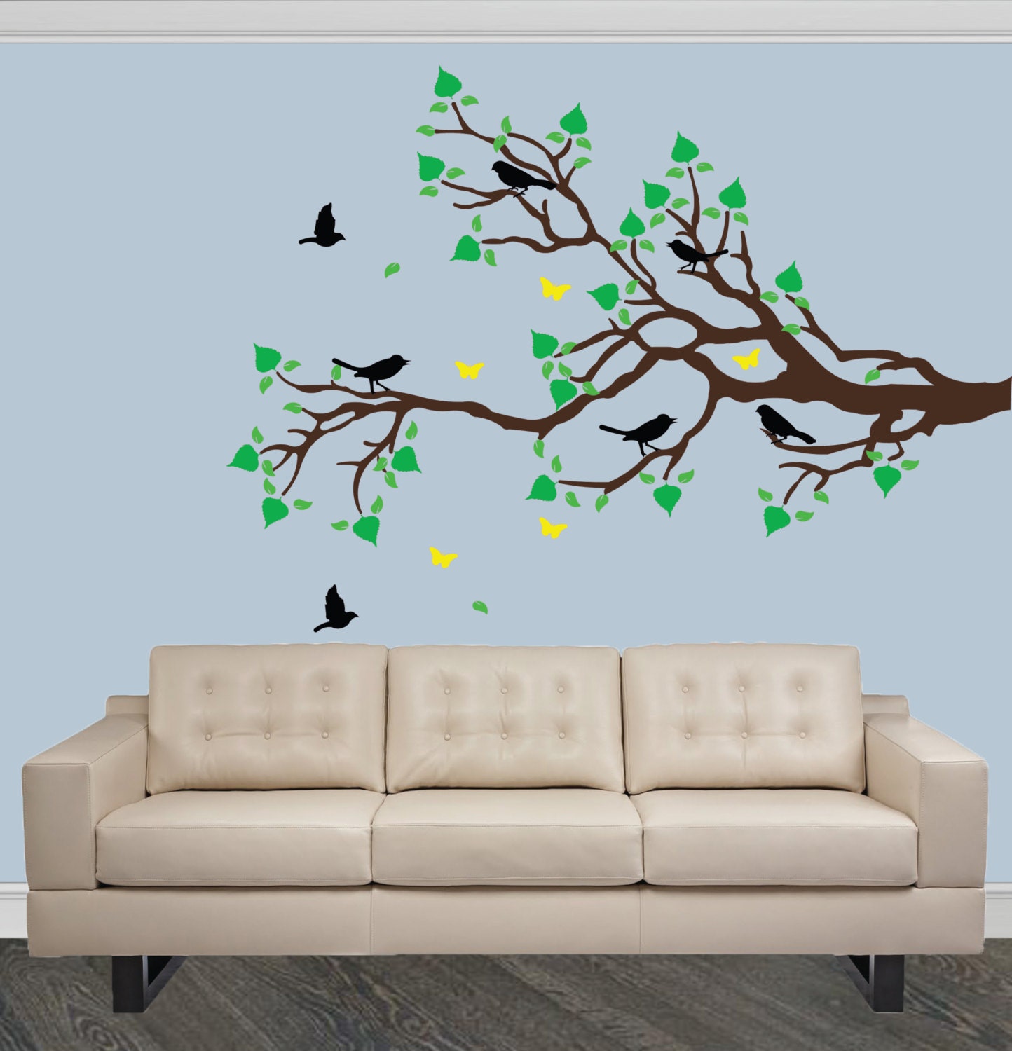 Tree Branch wall decal Modern wall decal Tree wall sticker