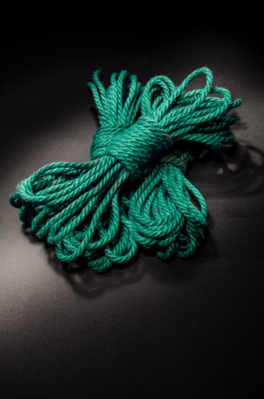 Jute Rope Kit for Shibari / Kinbaku Seafoam/Aquamarine