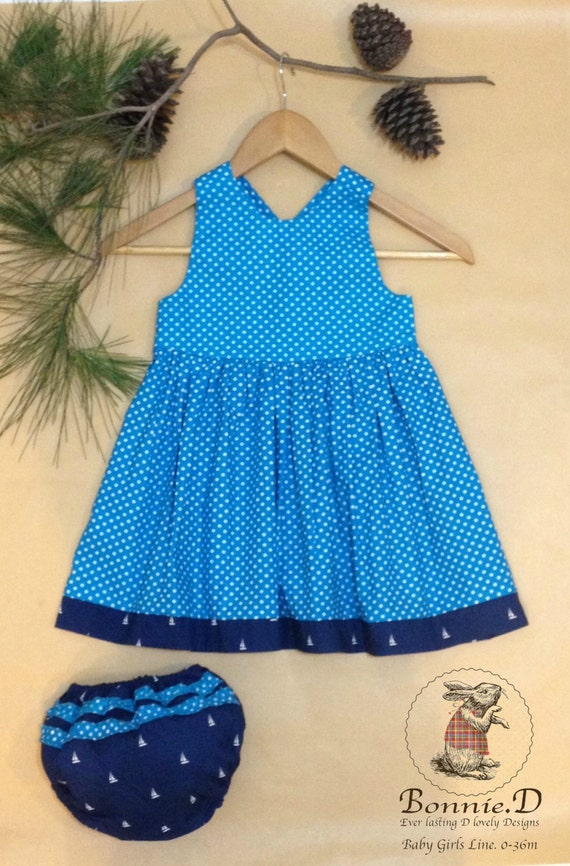 Items similar to a beautiful handmade designer dress & pants for baby