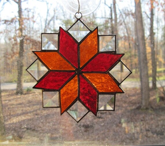 Stained Glass Suncatcher Quilt Pattern 8 by CartersStainedGlass