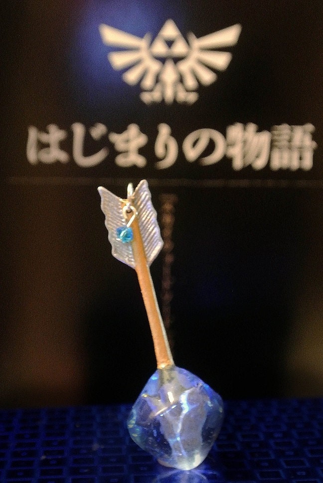 Ice Arrow Key Chain or Necklace The Legend of Zelda IN