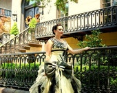 Exquisite Yellow and Black Wedding Dress Victorian Inspired available in every color