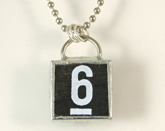 Number 3 chain pendant Clearance