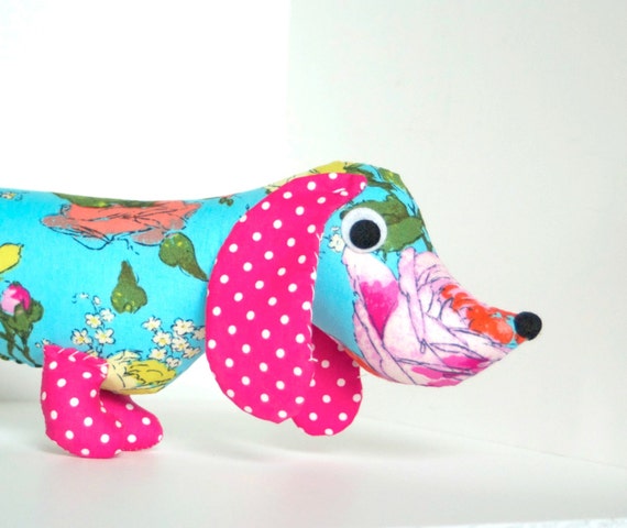 Softie Wiener Dog Stuffed Plush Dachshund Soft Baby Toy Doll