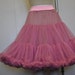 Tea Length Wedding Chiffon Petticoat- Pick a color Light Fullness