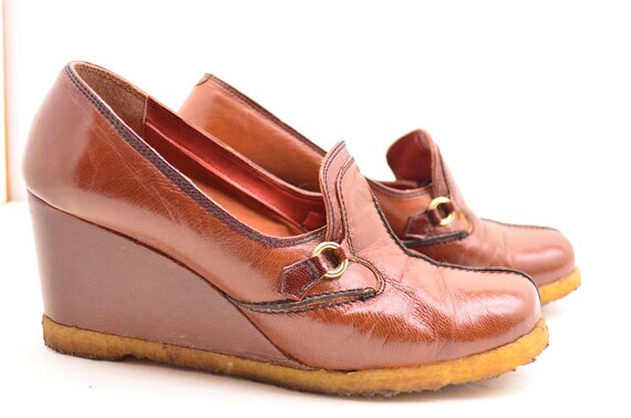 70s wedges shoes