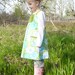 Girls size 5/6 sundress made from vintage reclaimed fabrics