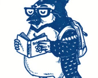 Science Bird Limited Edition Gocco Screenprint