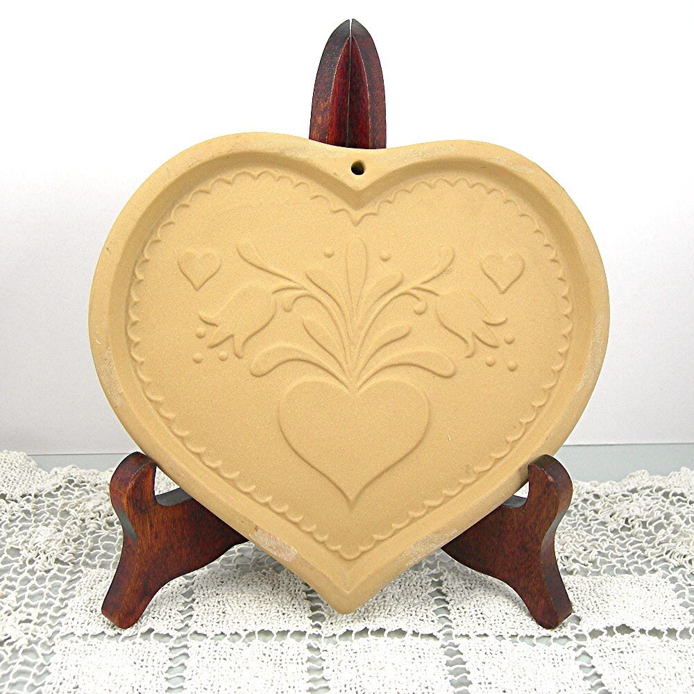 Heart Cookie Mold by Brown Bag Cookie Art by AtticDustAntiques