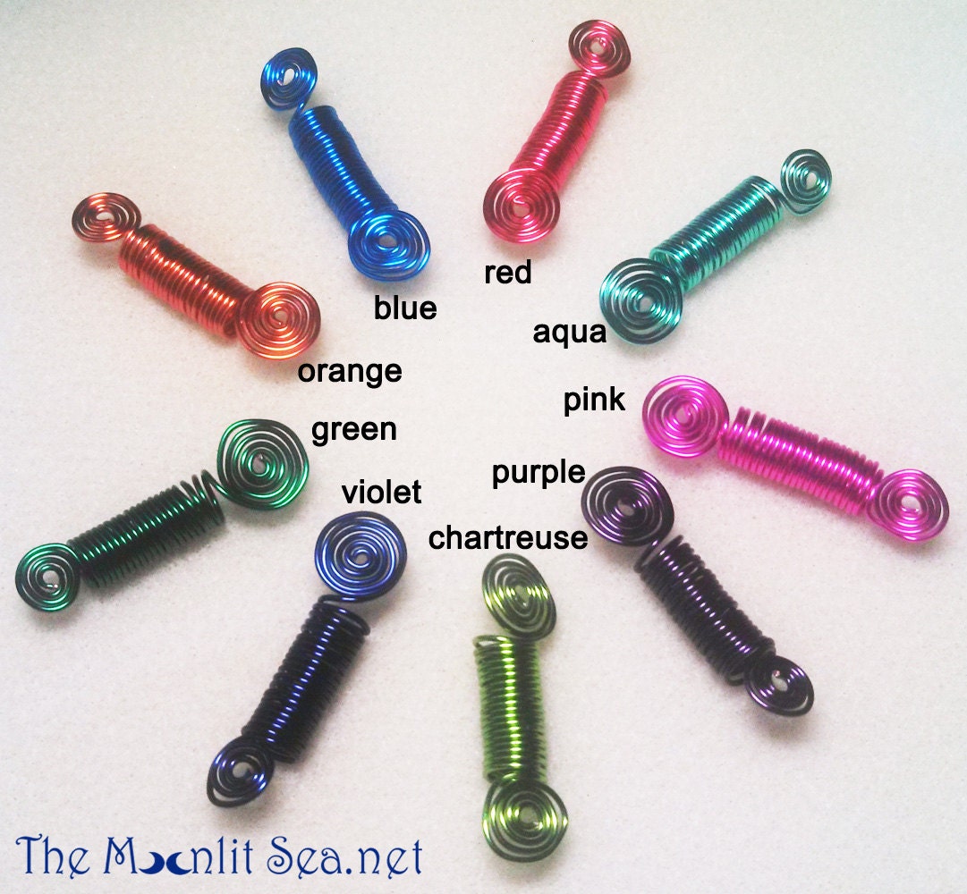 Coilz Loc Jewelry / Hair Jewelry for Locs by themoonlitsea