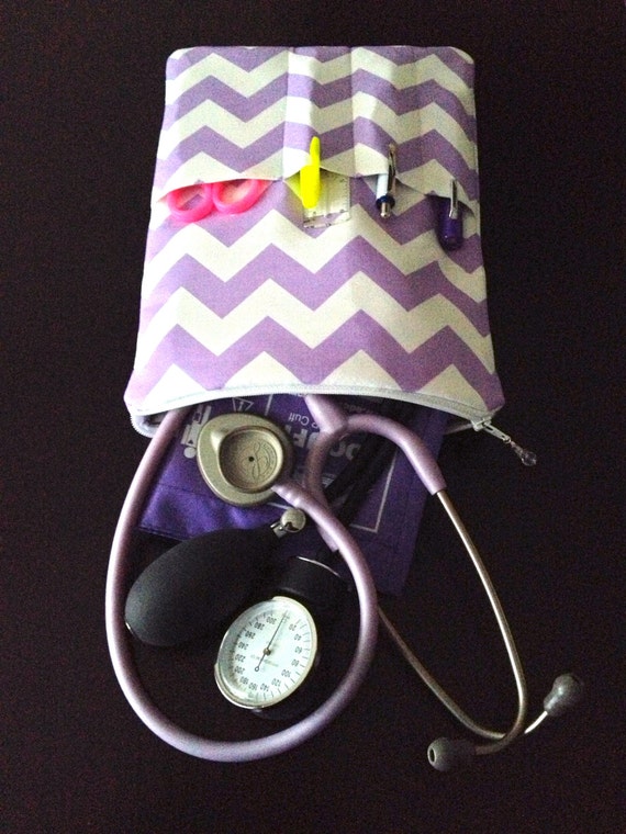 for clinicals bag nursing NURSING and a stethoscope chevron  for PURSE case  nurse bag BP