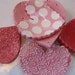 LOVE ceramic heart dish set of 5