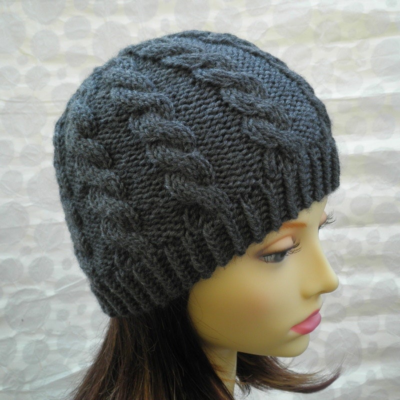 KNITTING PATTERN/INISHMOR Mans Cable Hat Pattern / Irish