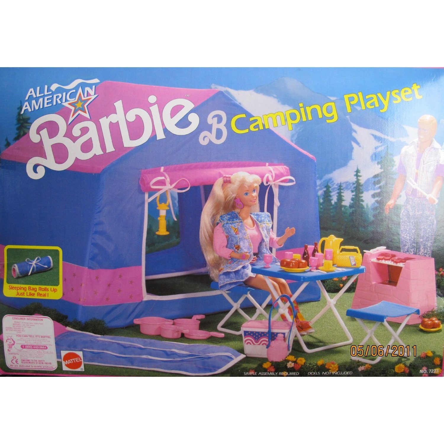 camping doll set