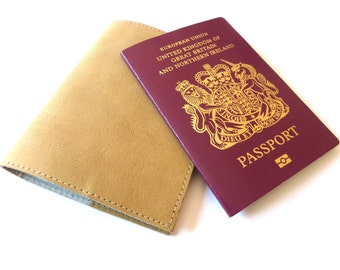 Engraved passport holder