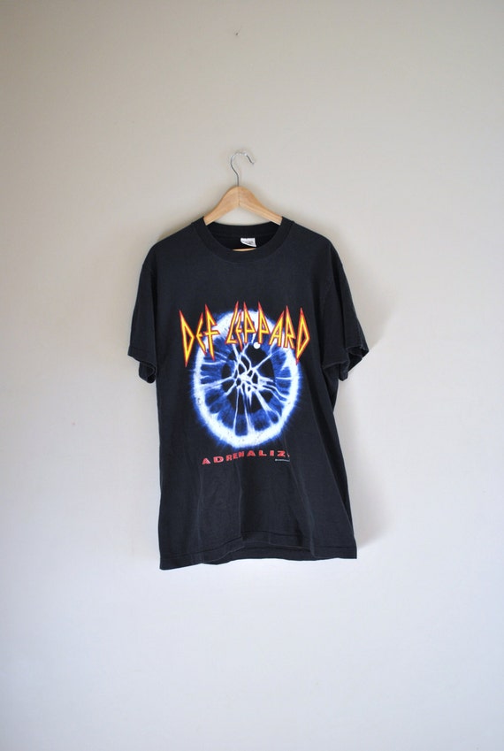 90s rock t shirt // Def Leppard // Adrenalize // vintage 1992
