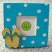 SALE - Flip Flop Polka Dot Frame