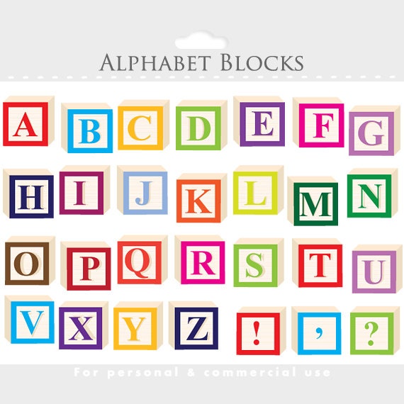 free clipart of alphabet blocks - photo #24