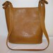GAUCHO thick waxed glove tanned leather tote saddle cross body bag purse vintage N MINT