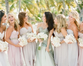 New Custom AsA Bridesmaids Dresses --The Abalone Style--