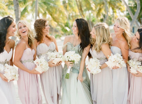 New Custom AsA Bridesmaids Dresses --The Abalone Style--