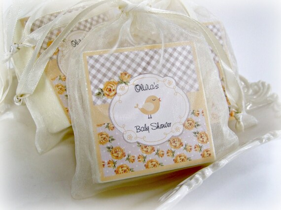 shabby chic baby shower favors baby shower favors yellow and shabby chic baby shower favors baby shower favors yellow and