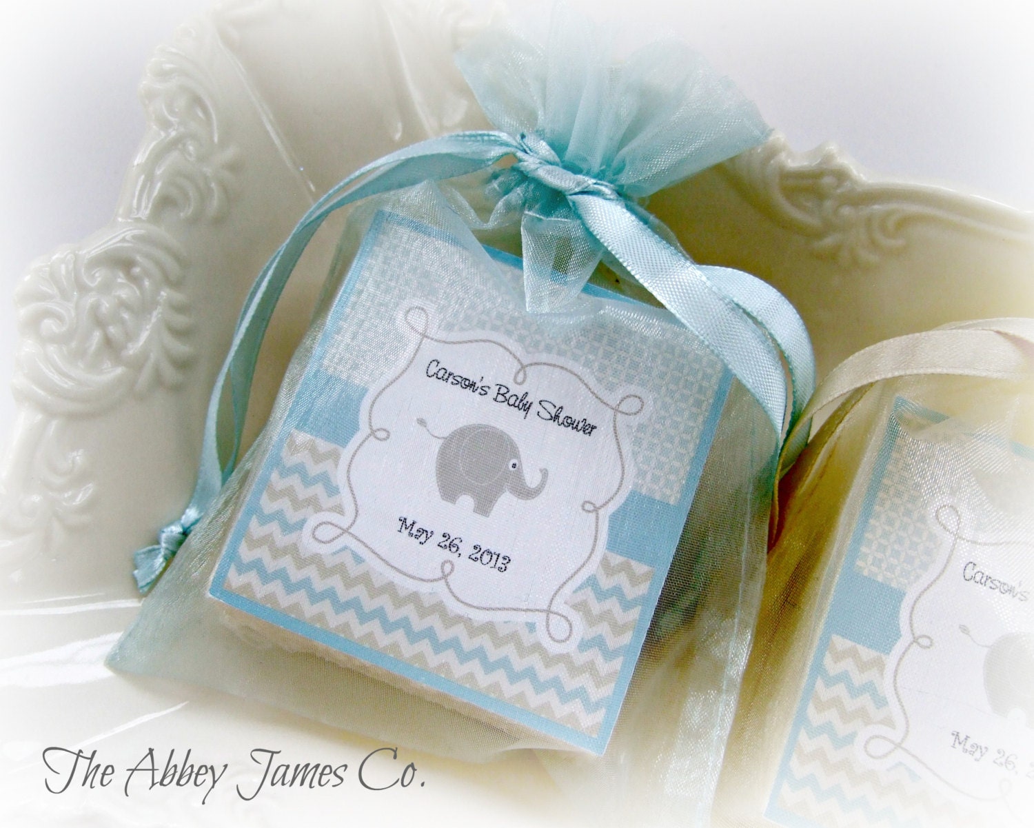 Baby Boy Shower Favors Soap Favors Elephant Baby Shower