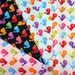 Bird print Japanese fabric scrap FS11