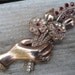 Hand & Flowers Vintage Brooch Pin SALE