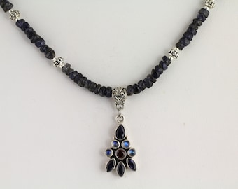 Iolite Necklace. Listing 123557243