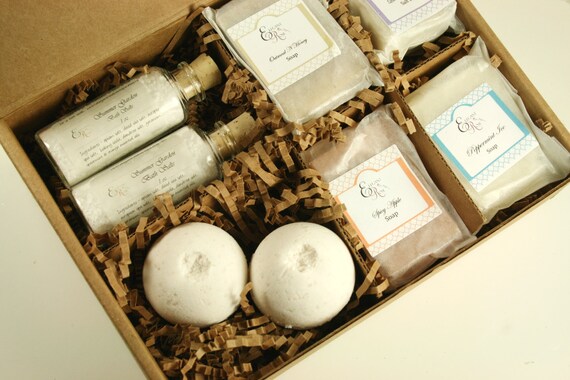 Pampering bath gift set